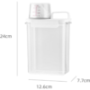 Pote Hérmetico para Armazenamento com Copo Medidor de Plástico My Box 2,5L - Lyor - Image 7