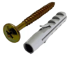 Parafuso Flangeado 45x45 com Bucha 06mm Cartela 50 unidades - Preguim - Image 2