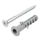 Parafuso Madeira 5.5x65 C/ Bucha 10 Cartela C/50  - Preguim