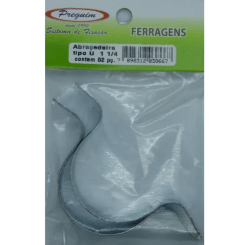 Abraçadeira Tipo U 3/4 Com 02 Unidades -  Preguim - Image 3