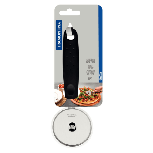 Cortador para Pizza Tramontina Utilitá em Aço Inox com Cabo de Polipropileno Preto - Image 3