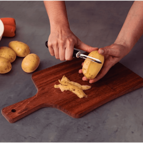 Descascador de Batatas Manual Tramontina Utilitá em Aço Inox com Cabo de Polipropileno Preto - Image 2