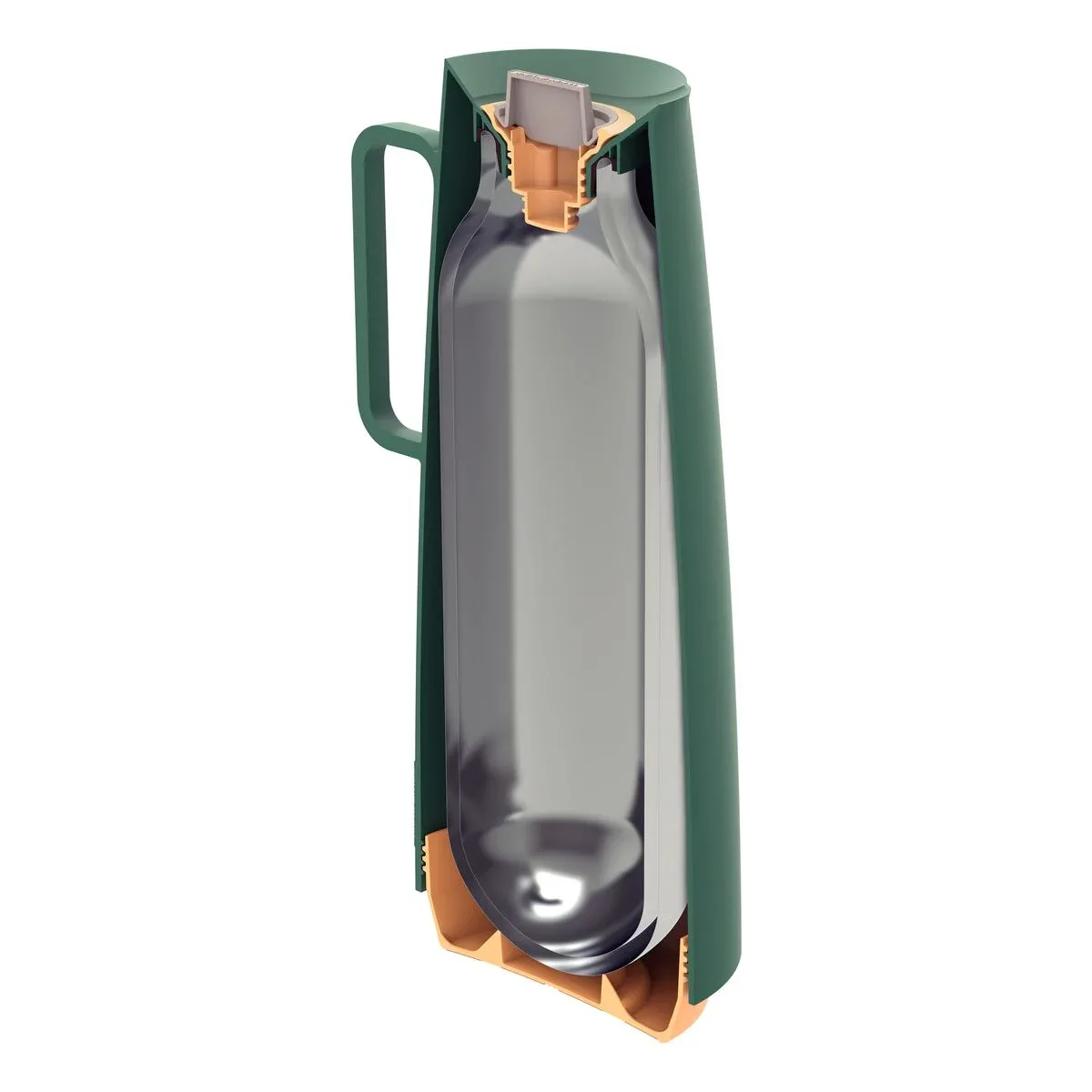 Garrafa Termica 1L Verde Exata - Tramontina - Imagem 2