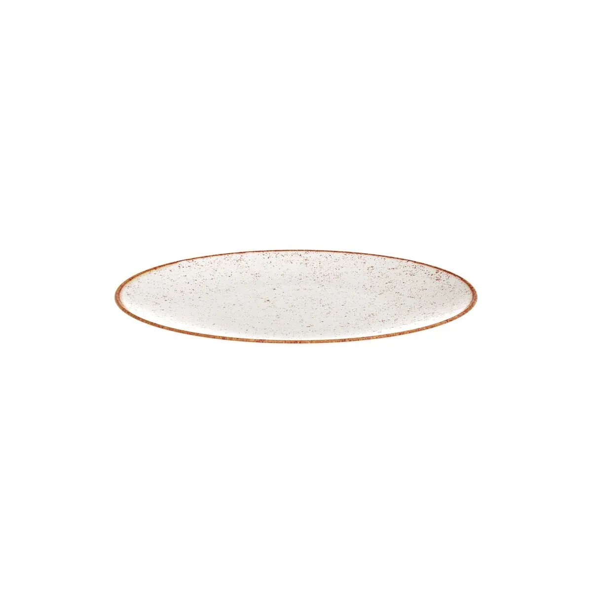 Prato Raso Tramontina Rústico Marrom em Porcelana Decorada 25 cm - Imagem 2
