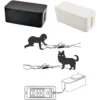 Organizador Com Tampa Para Fios/Cabos/Regua Energia Com Suporte celular - Arthi - Image 2