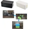Organizador Com Tampa Para Fios/Cabos/Regua Energia Com Suporte celular - Arthi - Image 4