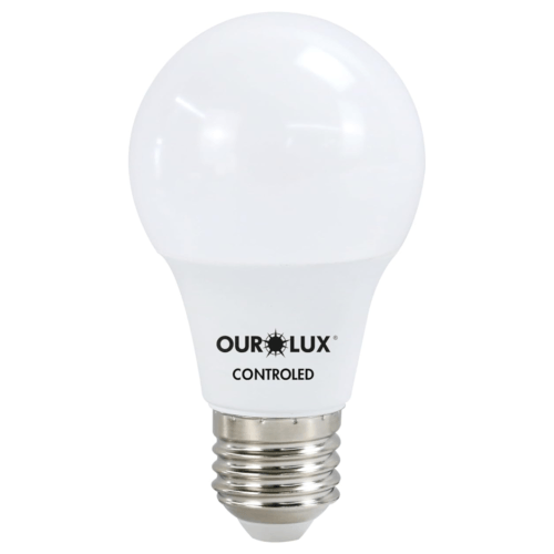 Lampada Controled 9W Bivolt RGB Com Controle Remoto - Ourolux