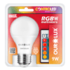 Lampada Controled 9W Bivolt RGB Com Controle Remoto - Ourolux - Image 2
