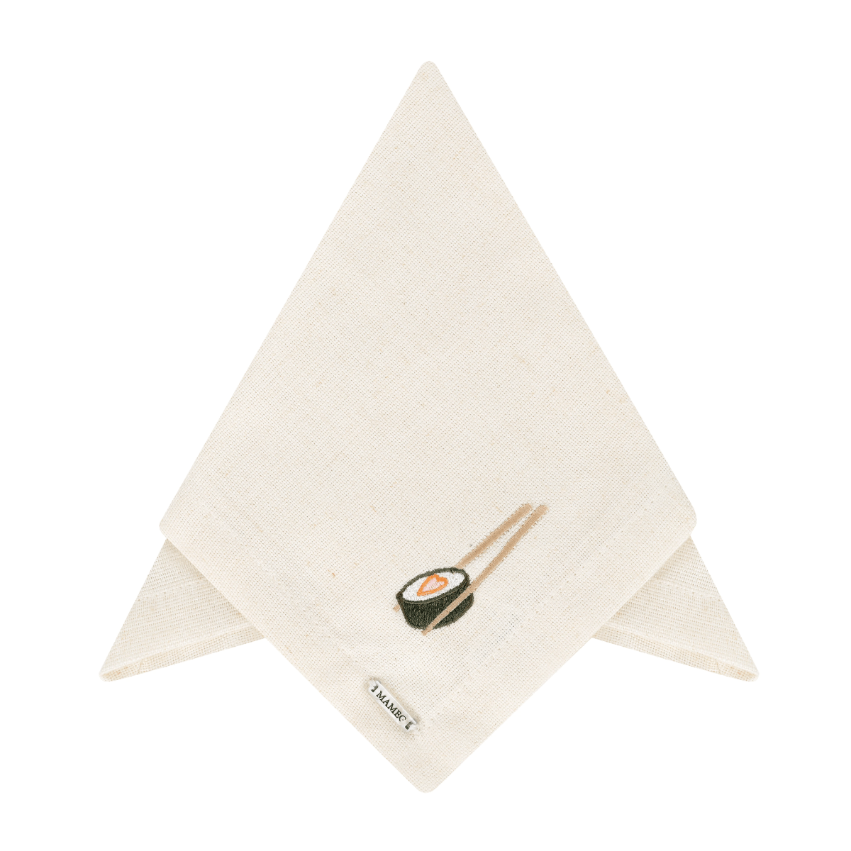 KIT 4 PÇS GUARDANAPO DE LINHO OFF SUSHI 40X40CM - Imagem 5