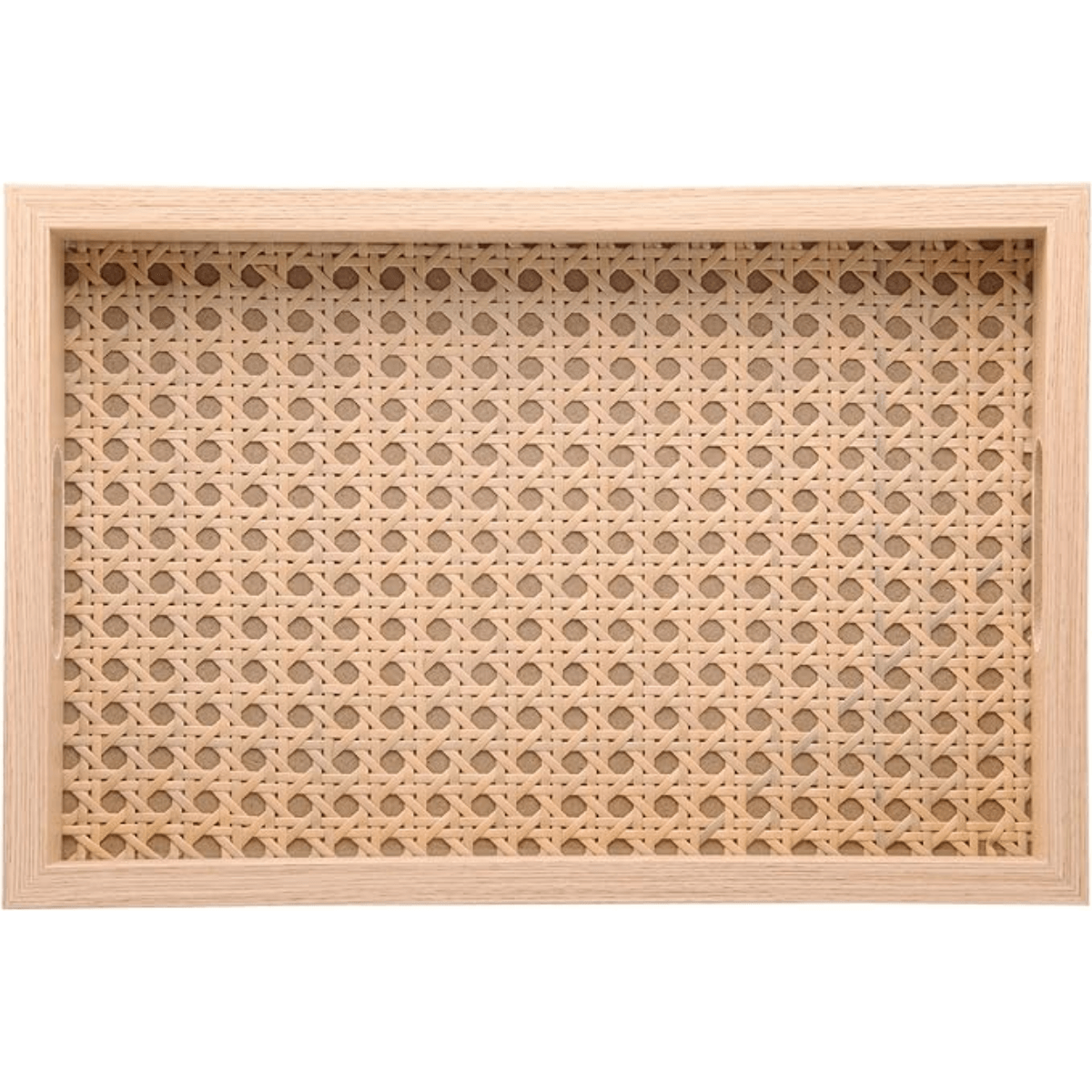Bandeja Retangular MDF Fundo Trelica 40x4x30cm - Lyor - Imagem 3