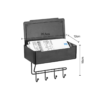 Organizador Multiuso Com Dupla face 3m Preto - Arthi - Image 4