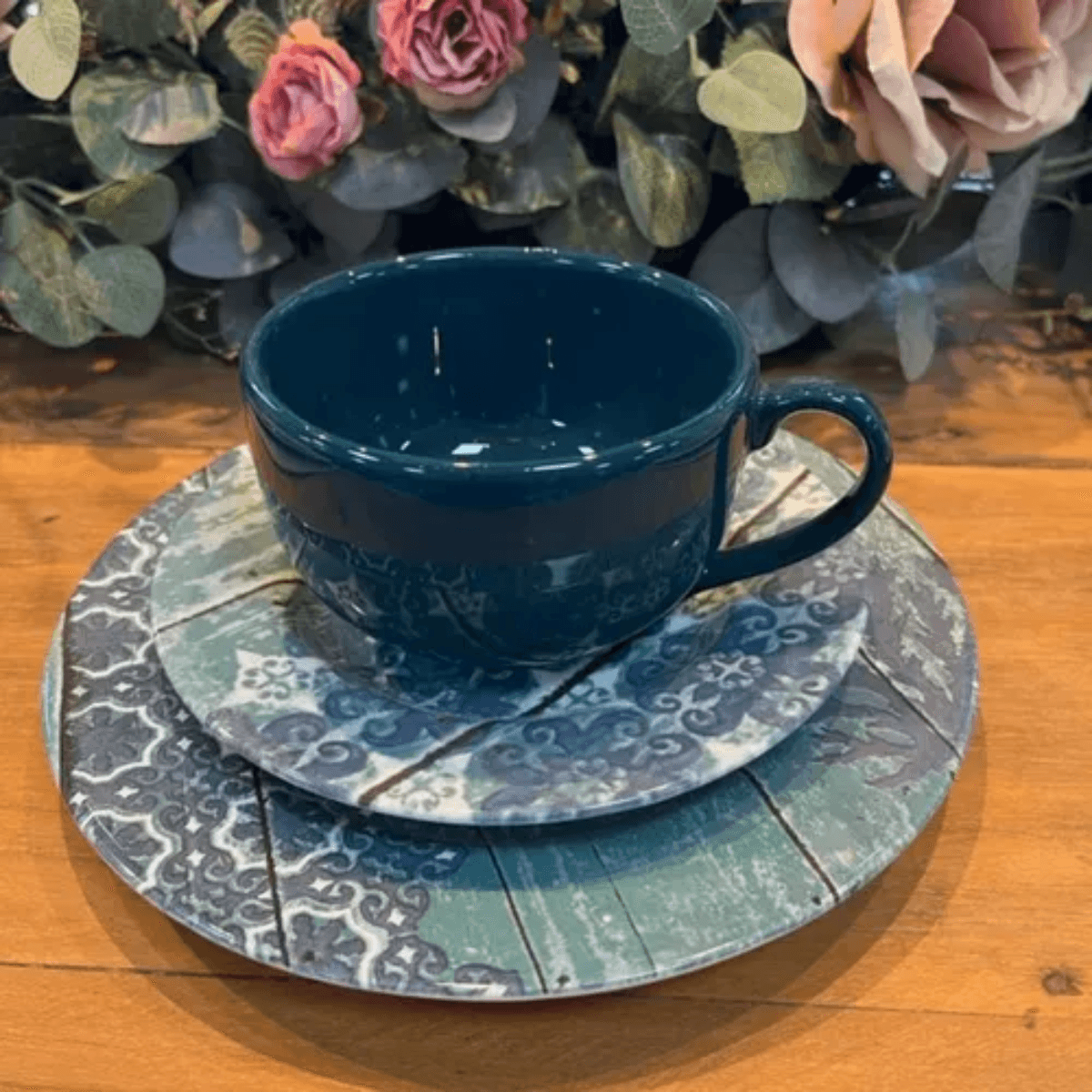 Xicara de Chá Verde Petroleo Com Piris Acqua Fish - Alleanza - Imagem 2