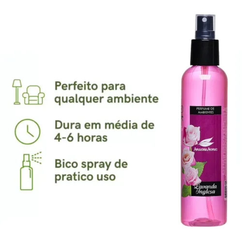 Perfume De Ambientes 200ml Lavanda Inglesa - Amazonia - Image 2
