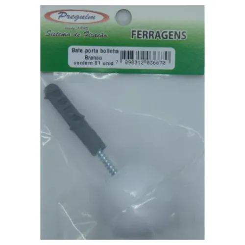 Batedor De Porta Bola Com Bucha E Parafuso - Preguim - Image 2
