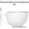 Xicara Chá Branca Com Pires Amalfitana - Alleanza - Image 4