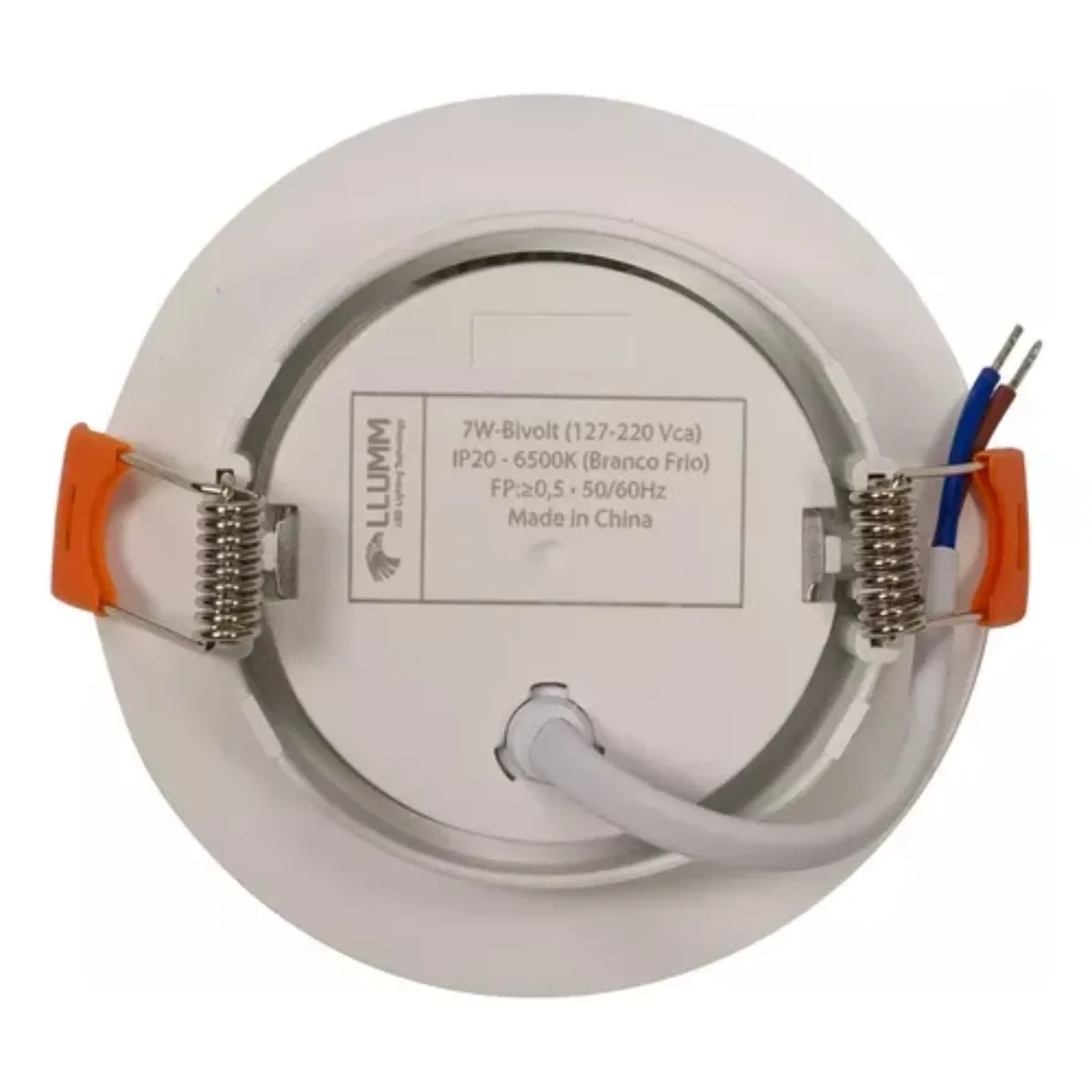 Spot Embutir Easy LED Redondo Branco 7W 6500K 90X32MM - Bronzearte - Imagem 5
