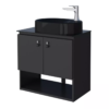 TOUCADOR 60CM ACO BARU PRETO - COZIMAX - Image 2