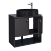 TOUCADOR 60CM ACO BARU PRETO - COZIMAX - Image 4