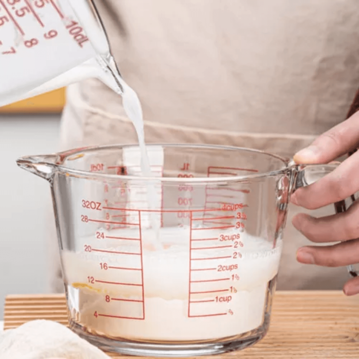 Jarra Medidora de Vidro com Marcação em Vermelho 660ml - Lyor - Imagem 3