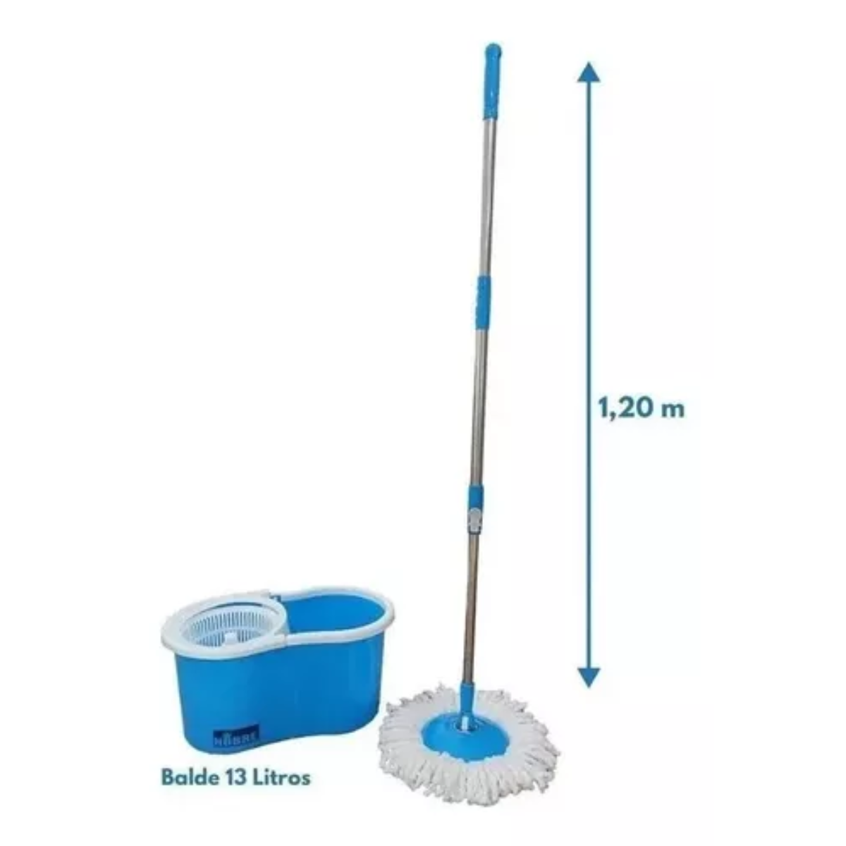 Mop Slim Rotatorio 13 litros - Nobre 414111 - Imagem 5