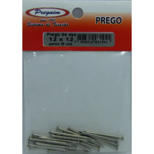 Prego Comum 12x12 Sem Cabeça - Preguim
