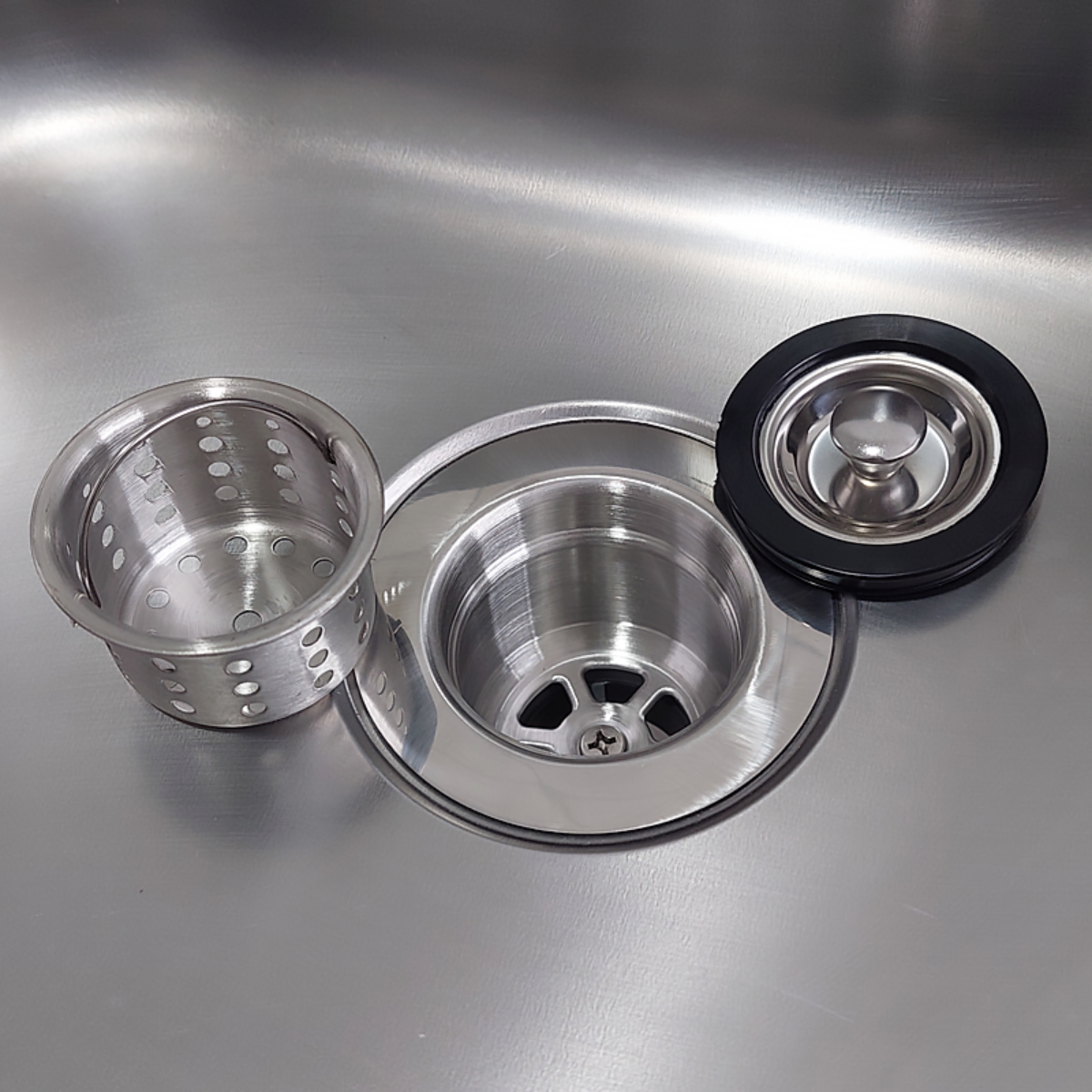 VALVULA HIGIENICA COM CESTO REMOVIVEL - 3 1/2" - Flvx Hidro - Imagem 2