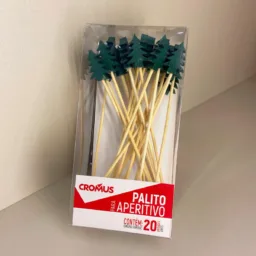 #17 Palito Para Aperitivo Pinheiro Com 20 un - Cromus