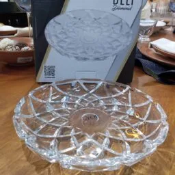 Prato Cristal Deli Diamond 18,5cm x 2,5cm - Lyor