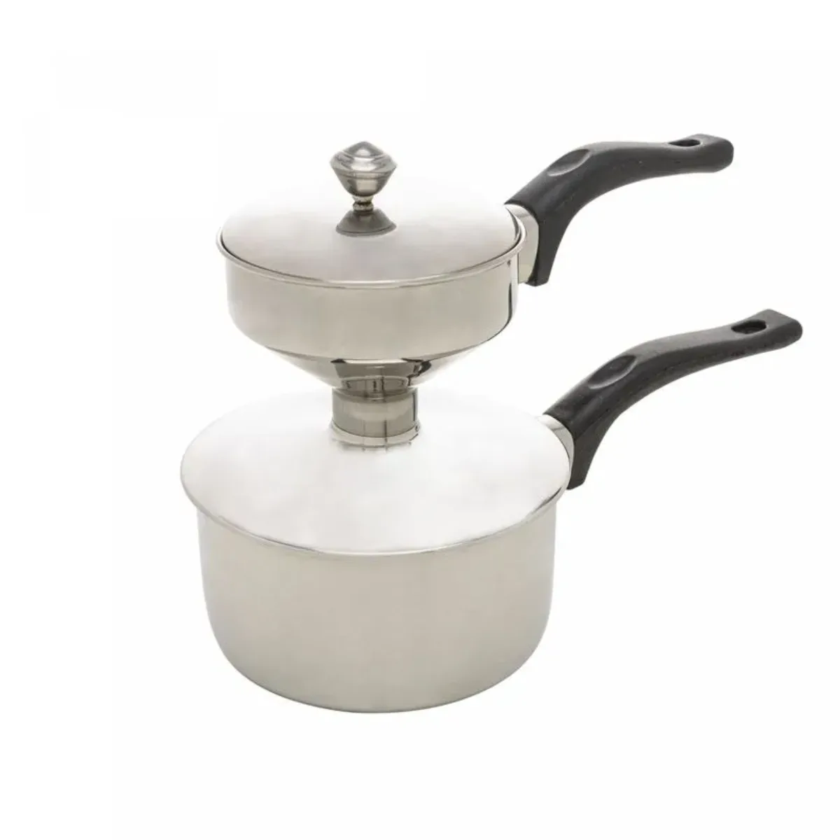 Cuscuzeira Individual de Aço Inox 25cm x 12cm x 17,5cm - Lyor #26