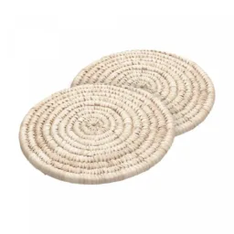Conjunto 2 Descansos para Panela de Fibra Natural Braid - Lyor