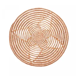 Lugar Americano De Fibra Natural Decorada Palm 35cm - Lyor