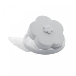 Coletor de Cabelos para Máquina de Lavar em Plástico e Poliéster Flor Cinza 16cm x 9,5cm - Lyor