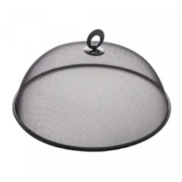 Tela Protetora para Alimentos de Metal Revestida com Plástico Preta 24,5cm x 9cm - Lyor