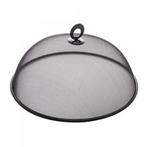 Tela Protetora para Alimentos de Metal Revestida com Plástico Preta 35cm x 13cm - Lyor