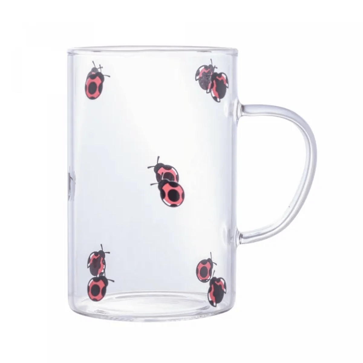 Caneca de Vidro Borossilicato Resistente ao Calor Ladybug 280ml - Lyor - Imagem 3