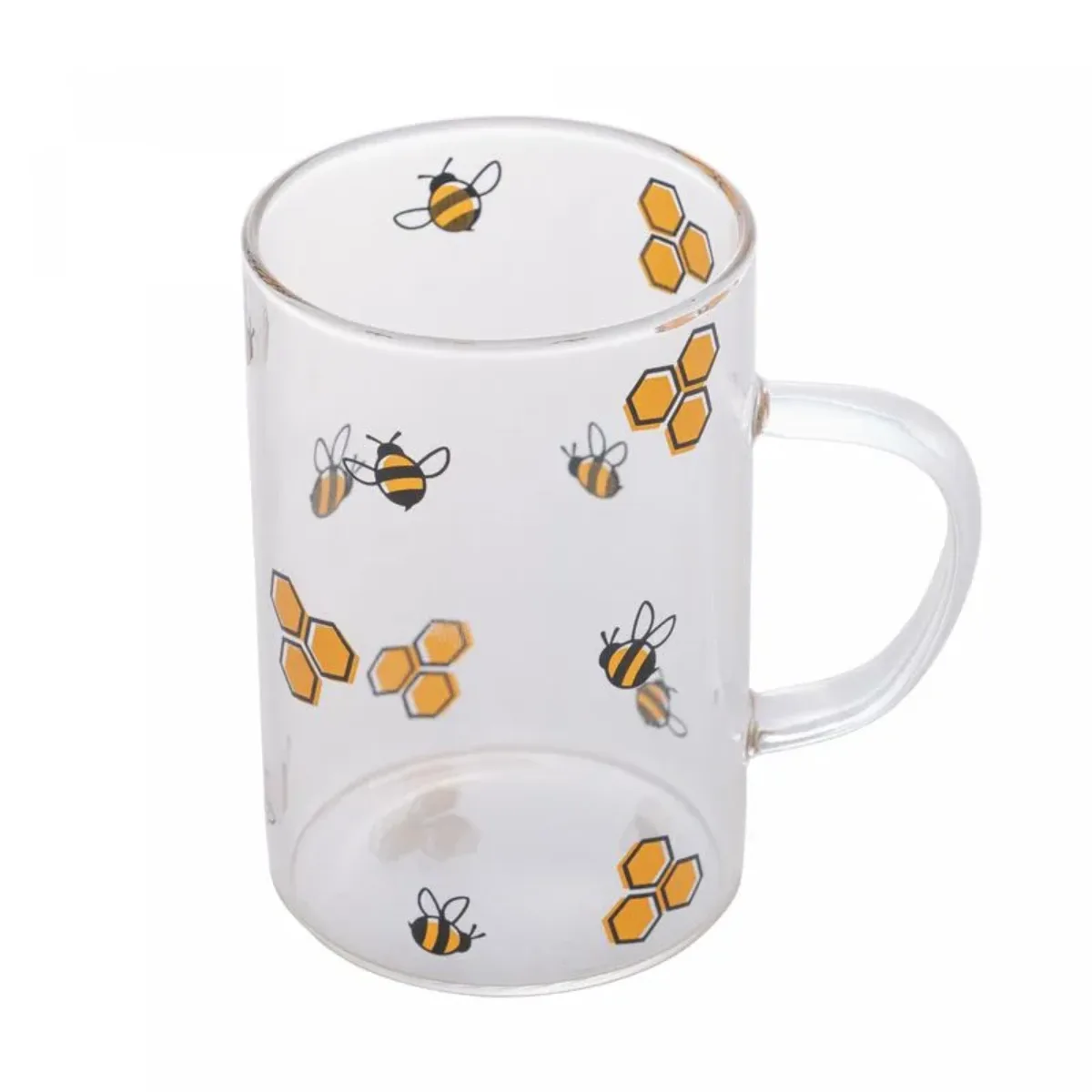 Caneca de Vidro Borossilicato Resistente ao Calor Bee 280ml - Lyor