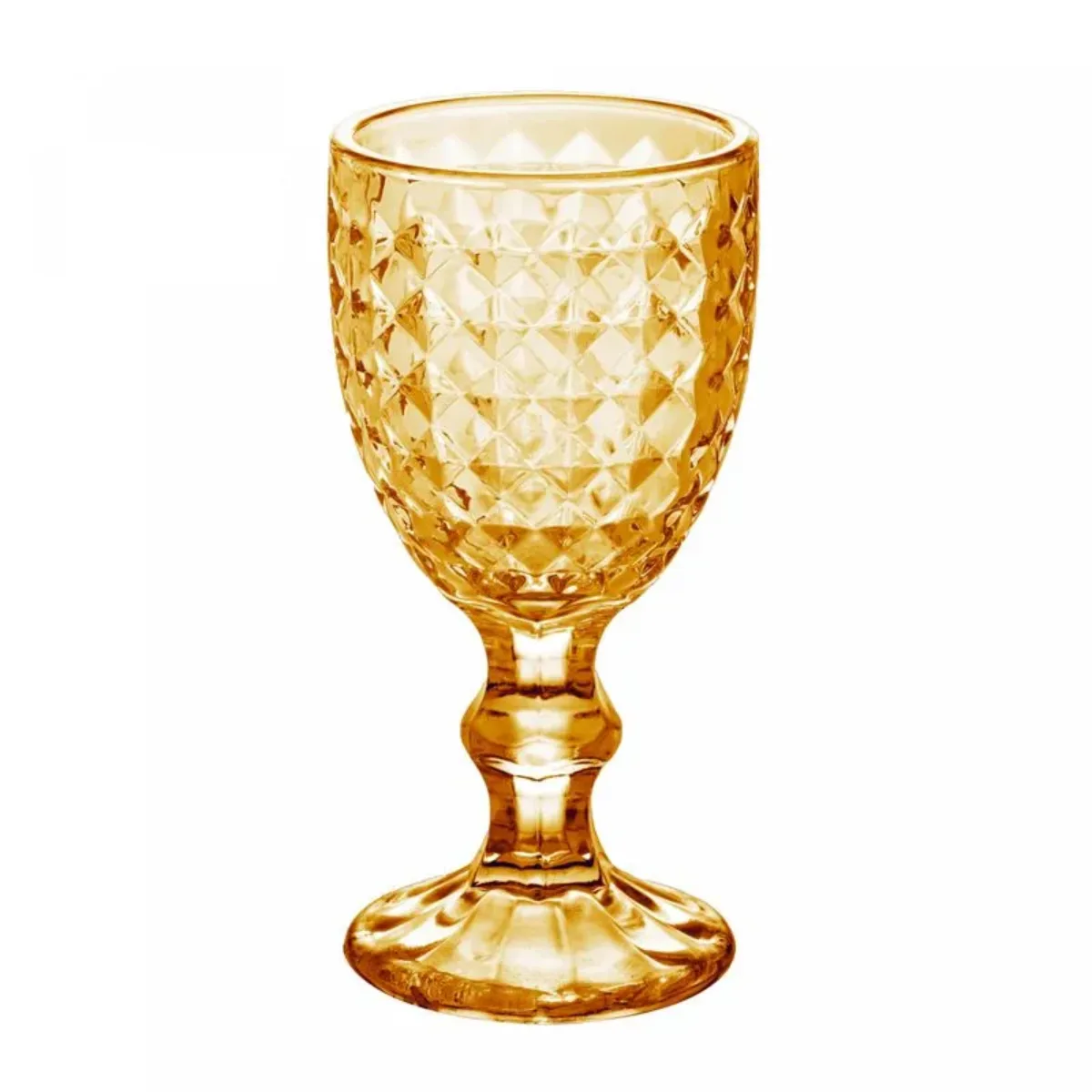 Taça de Licor de Vidro Âmbar Bico de Abacaxi 50ml - Lyor