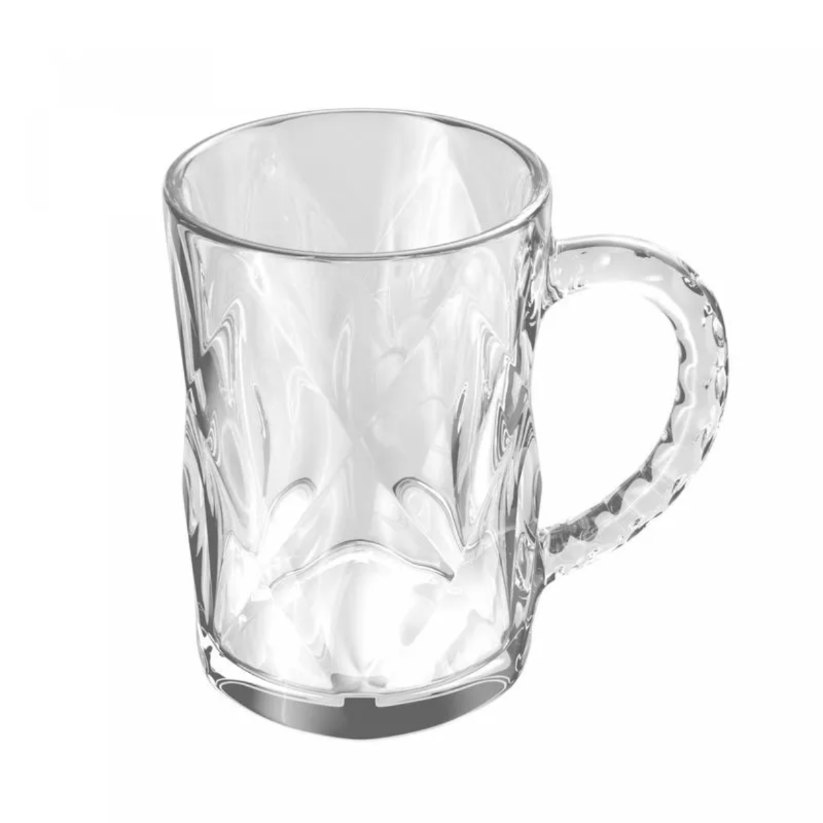 Caneca para Cappuccino de Vidro Diamond 170ml - Lyor - Imagem 2