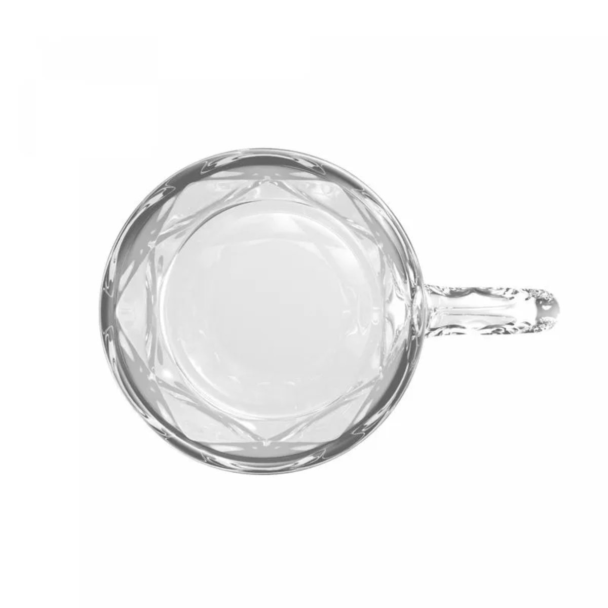 Caneca para Cappuccino de Vidro Diamond 170ml - Lyor - Imagem 4