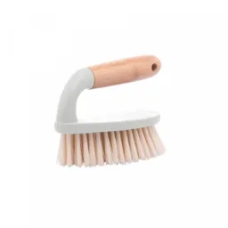Escova para Limpeza com Cabo de Bambu 13cm x 6cm x 9cm - Lyor