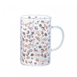 Caneca de Vidro Borossilicato Resistente ao Calor Coffee 200ml - Lyor