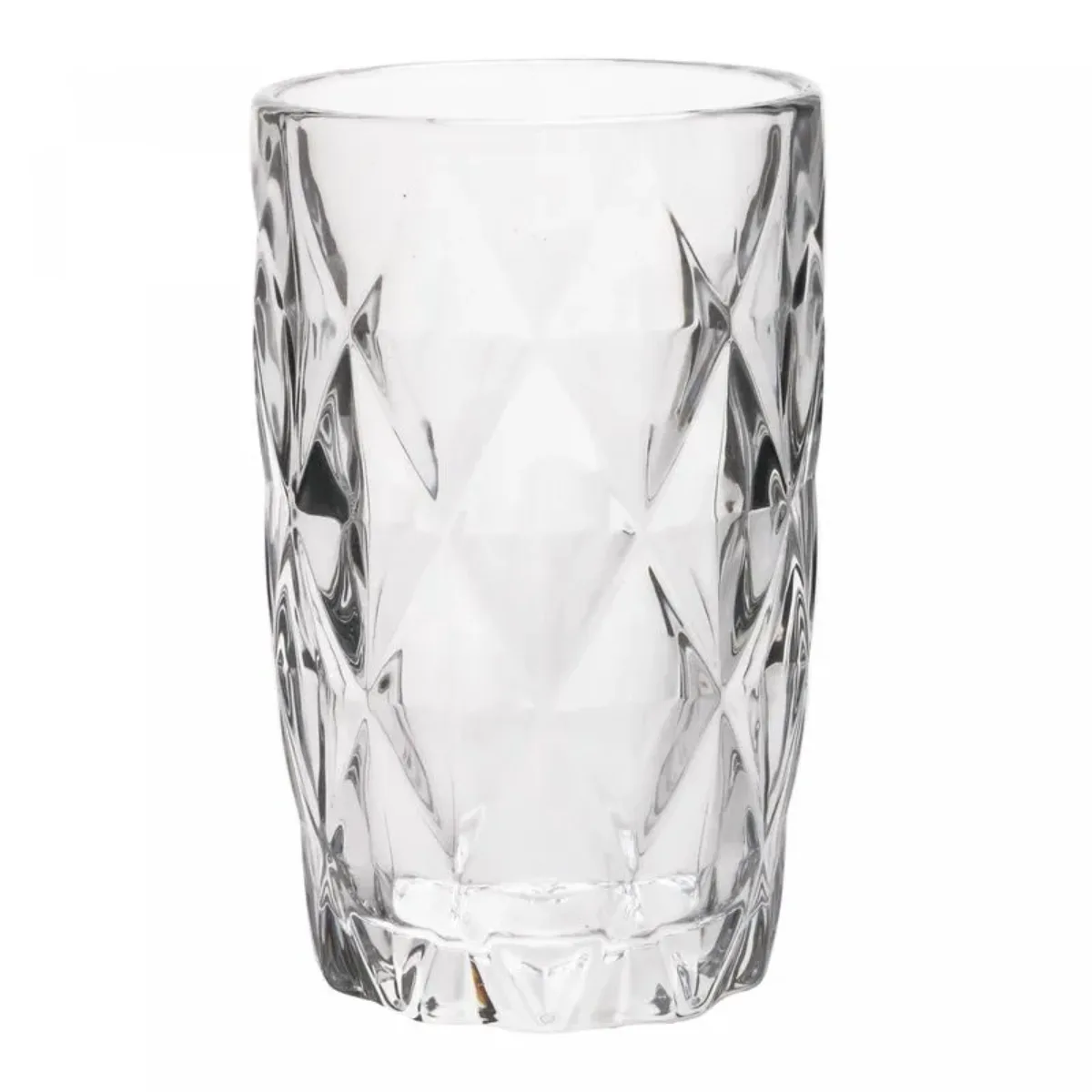 Conjunto 6 Copos Altos de Vidro Diamond 350ml - Lyor