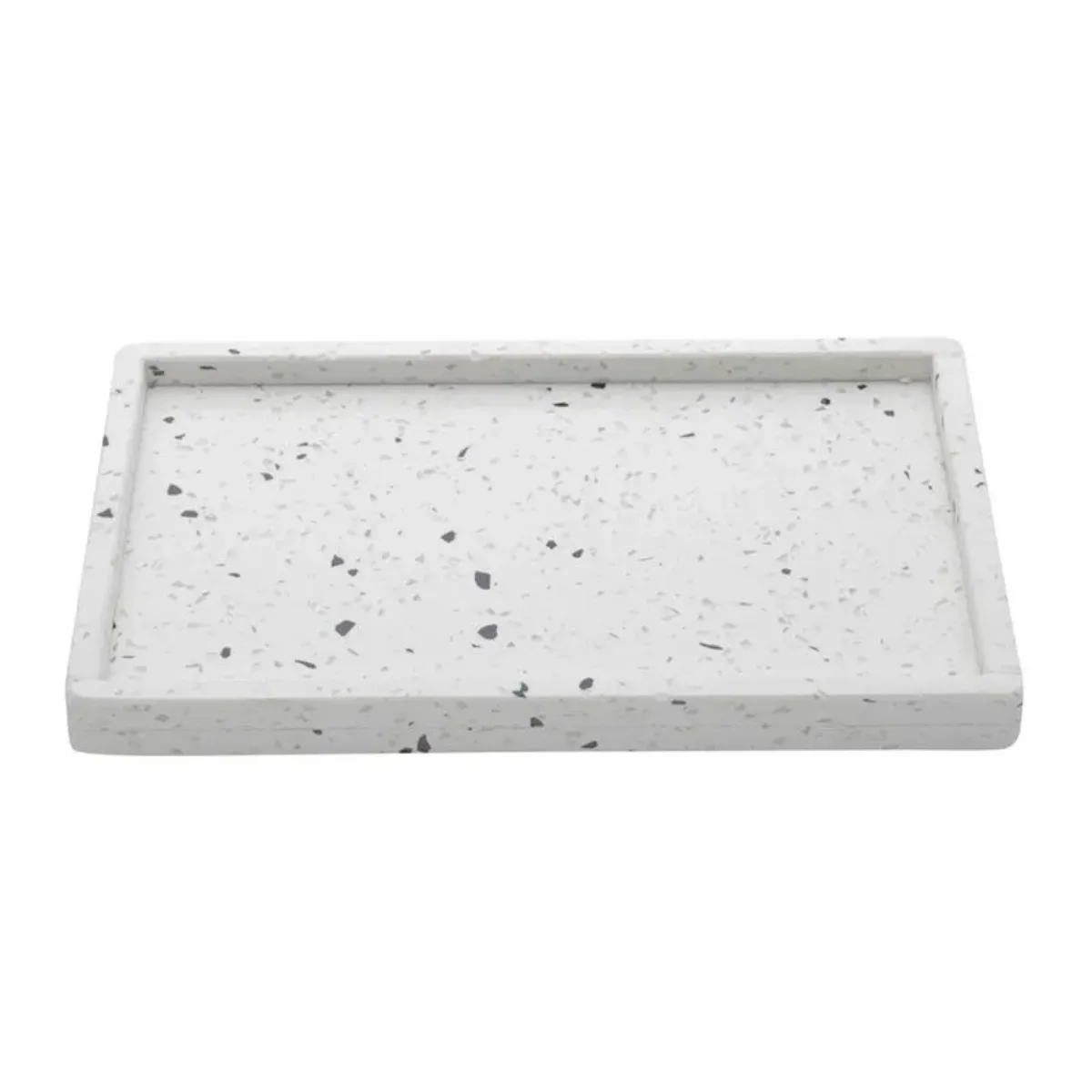 Bandeja de Mármore Terrazzo 27cm x 17cm x 2cm - Lyor