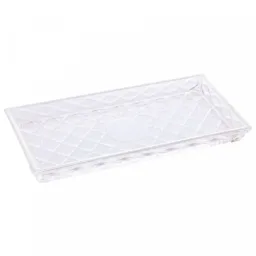 Travessa para Servir de Cristal Deli Diamond 28,5cm x 14,5cm x 2cm - Lyor