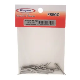 Prego de Aço 10x10 com Cabeça 25 unidades - Preguim