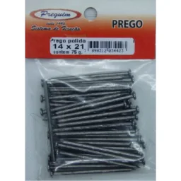 Prego Polido 14x21 C/ 75g -  Preguim