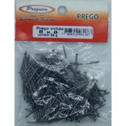 Prego Polido 8x8 C/ 50g - Preguim