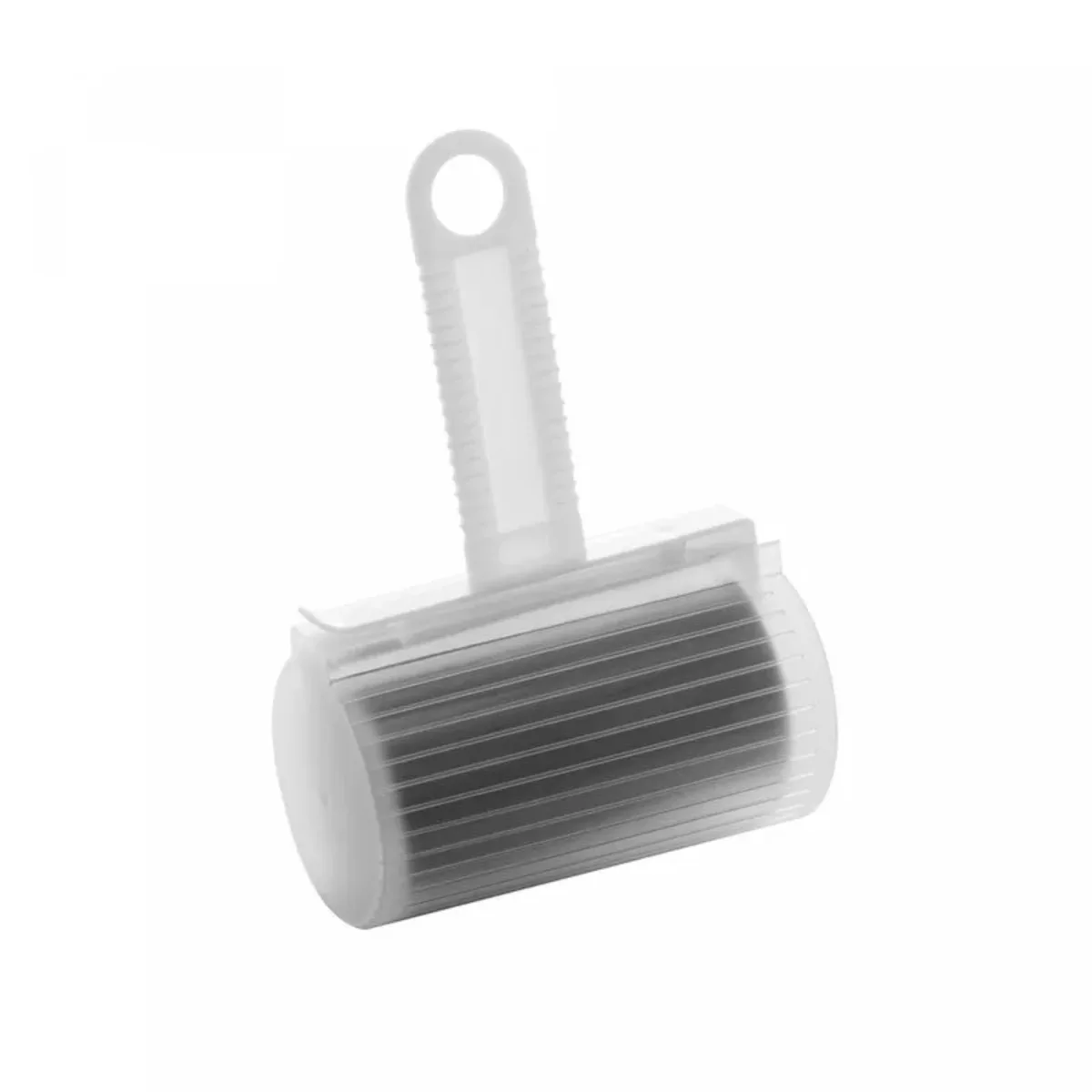 Rolo Adesivo Lavável de Plástico Cinza 17,5cm x 11,5cm x 5,5cm - Lyor