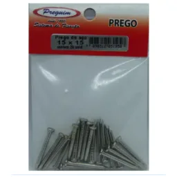 Prego De Aço 15x15 C/ 20 Unidades -  Preguim