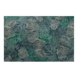 Tapete Antiderrapante Tropical 43cm x 65cm Folhagem - Kapazi